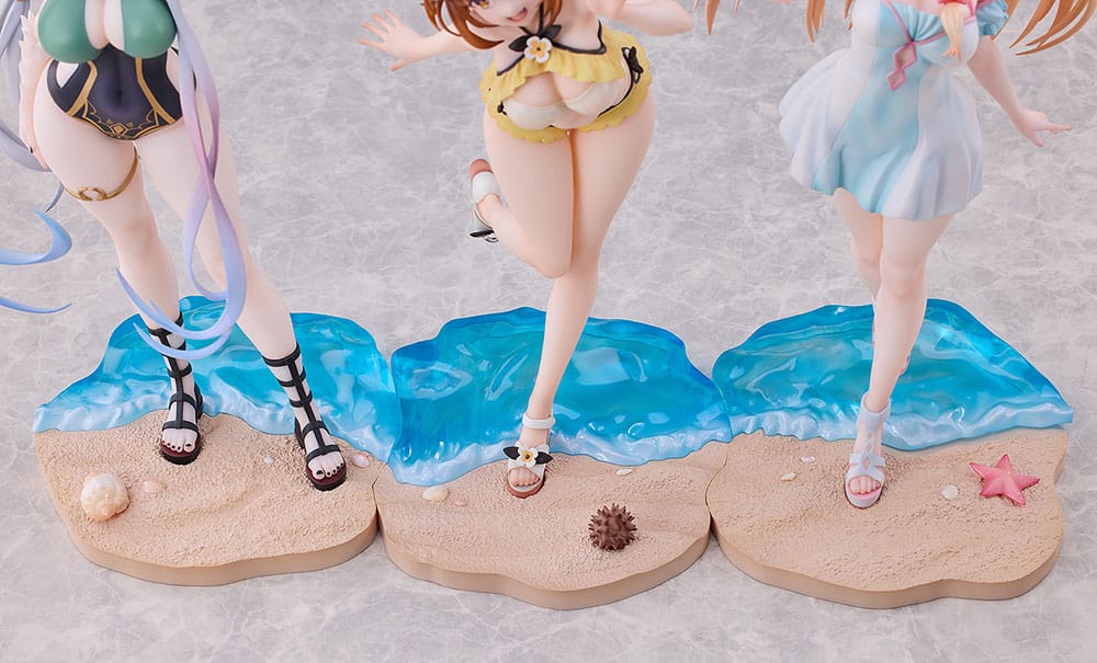 Atelier Ryza: Ever Darkness & the Secret Hideout PVC Statuen 3er-Set 1/7 Ryza, Klaudia, Lila: Swimsuit Ver.