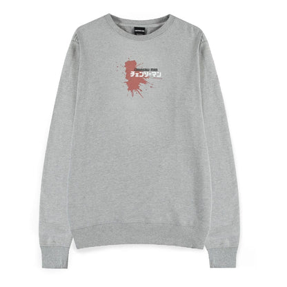 Chainsaw Man Pullover Power Grey Melange Größe XL