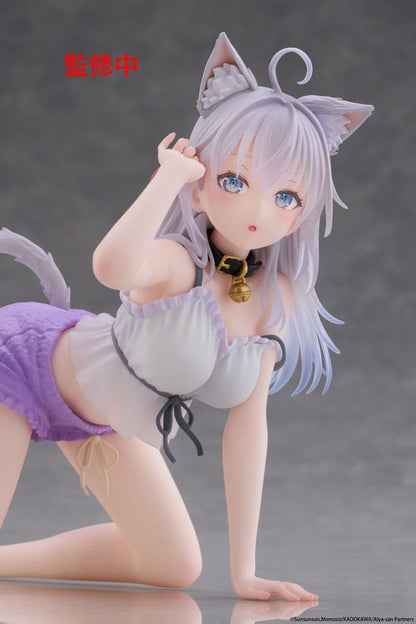Alya Sometimes Hides Her Feelings in Russian PVC Statue Desktop Cute Figure Alya Cat Ear Roomwear Ver. 13 cm