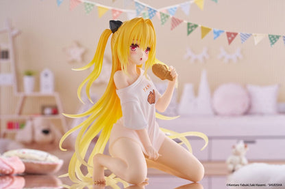 To Love-Ru Darkness PVC Statue Desktop Cute Figure Golden Darkness Roomwear Ver. 13 cm
