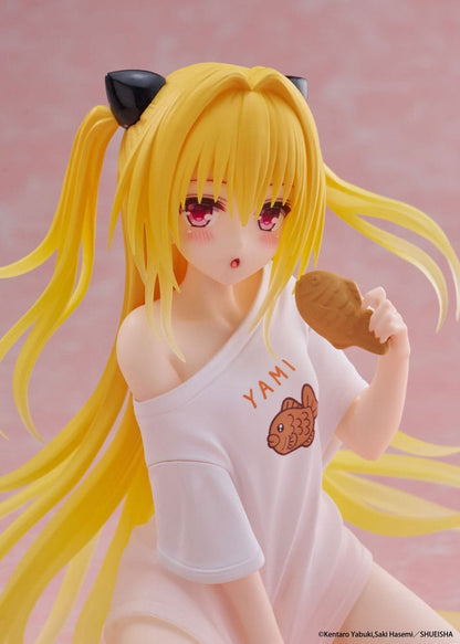 To Love-Ru Darkness PVC Statue Desktop Cute Figure Golden Darkness Roomwear Ver. 13 cm