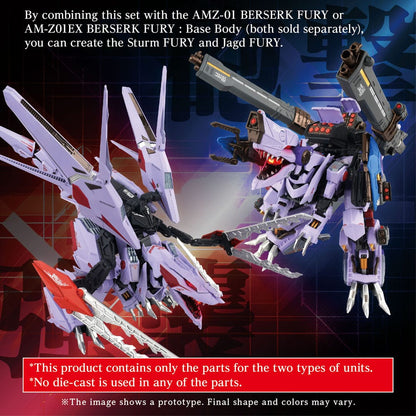 Zoids Model Kit Zubehör-Set AM-Z01CP Berserk Fury Sturm & Jagd Unit