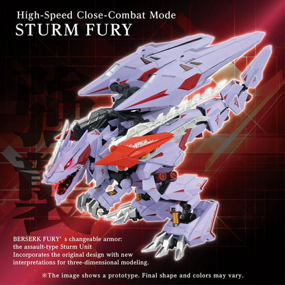 Zoids Model Kit Zubehör-Set AM-Z01CP Berserk Fury Sturm & Jagd Unit