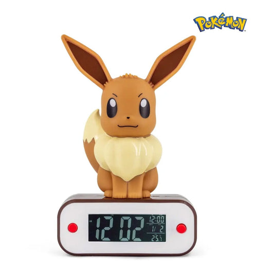 Pokémon Wecker mit Leuchtfunktion Eevee 18 cm