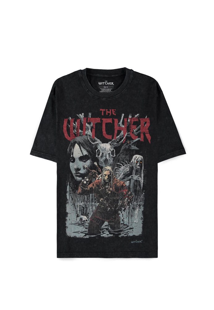 The Witcher Wild Hunt T-Shirt First Edition Washed  Größe S