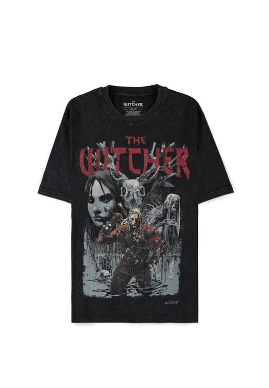 The Witcher Wild Hunt T-Shirt First Edition Washed  Größe S