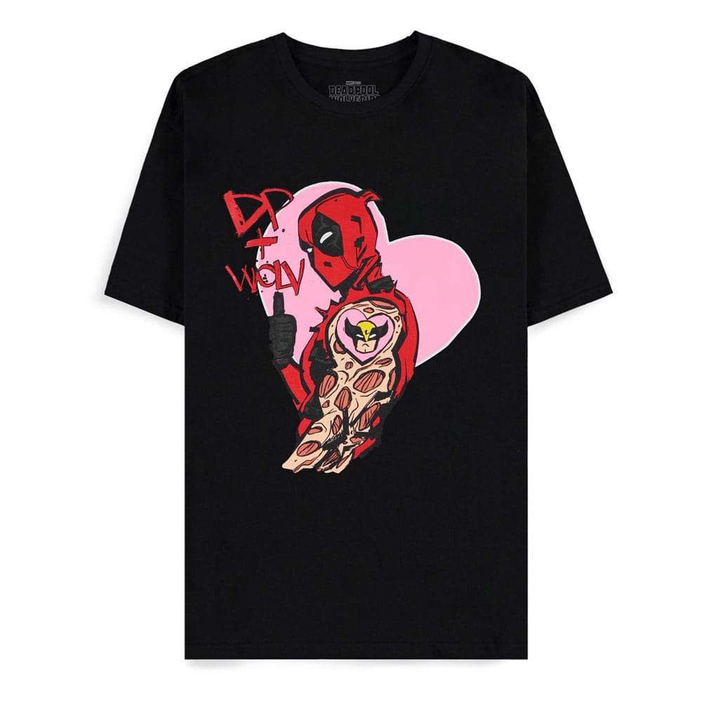 Deadpool T-Shirt I Heart You Größe L