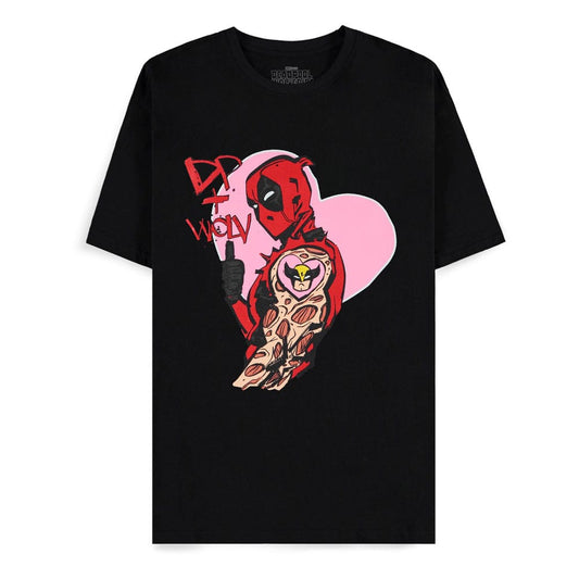 Deadpool T-Shirt I Heart You Größe M