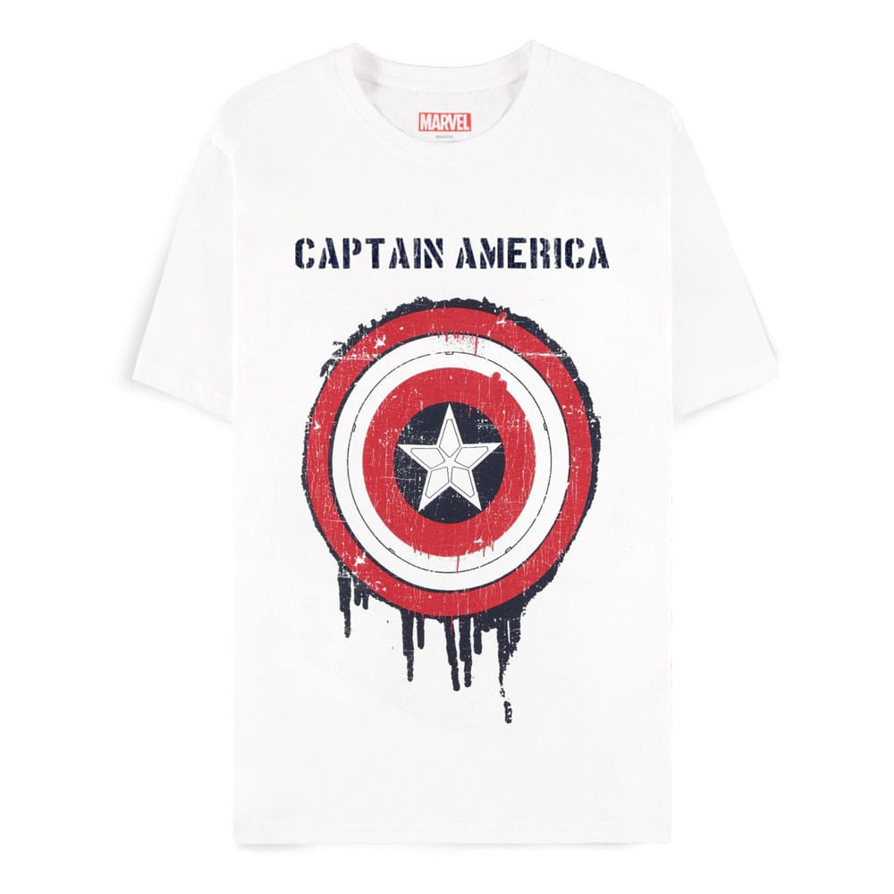 Captain America Brave New World T-Shirt Shield Größe S