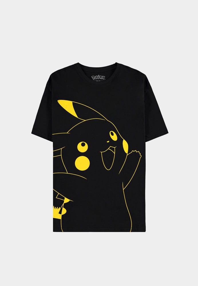 Pokemon T-Shirt Pikachu Outline Größe L