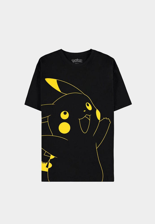 Pokemon T-Shirt Pikachu Outline Größe L