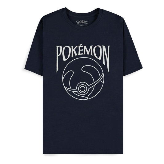 Pokémon T-Shirt Navy Heal Ball Größe L