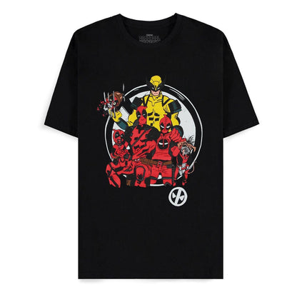 Deadpool T-Shirt Family Portrait Größe M