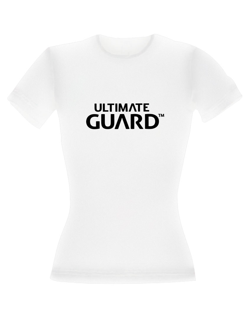 Ultimate Guard Girlie T-Shirt Wordmark Weiß Größe S