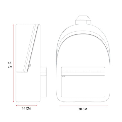 Fortnite Rucksack Battle Royal Blue Horse 43 cm