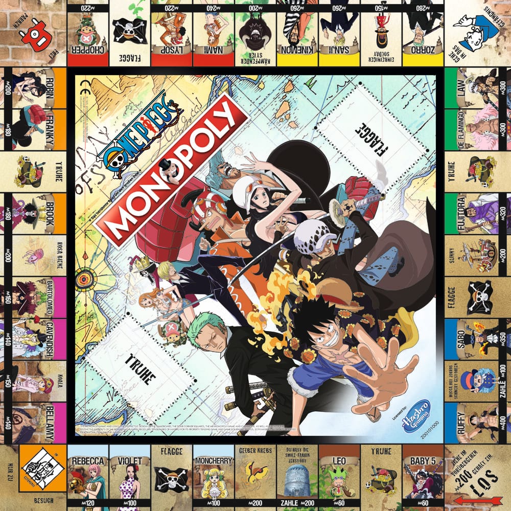 Monopoly Brettspiel One Piece (New Case) *Deutsche Version*