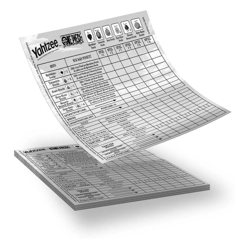 One Piece Yahtzee *Deutsche Version*