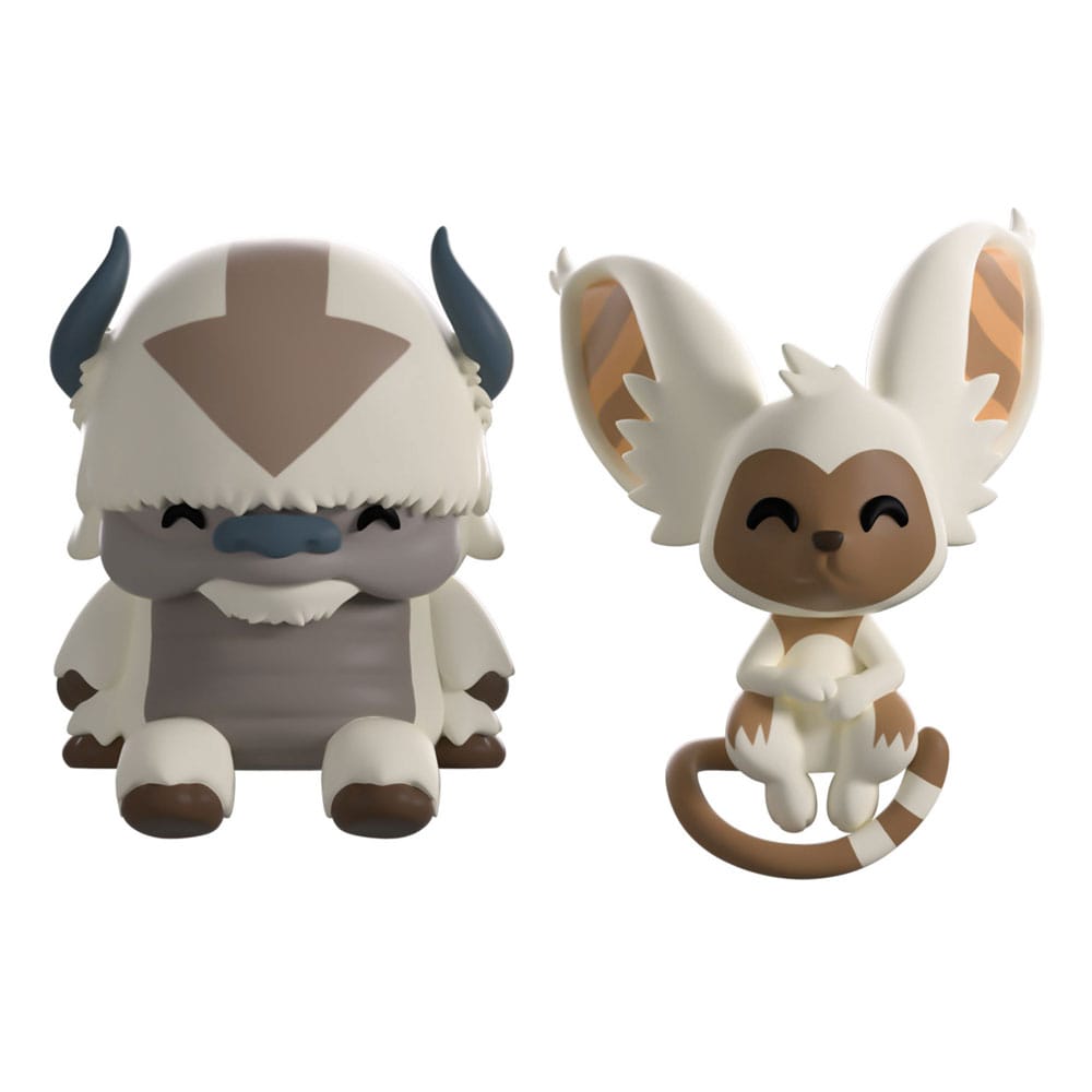 Avatar: The Last Airbender Vinyl Figuren Appa and Momo Monitor Buddiez 5 cm